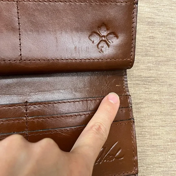 Patricia Nash Brown Embossed Wallet - Picture 6 of 8